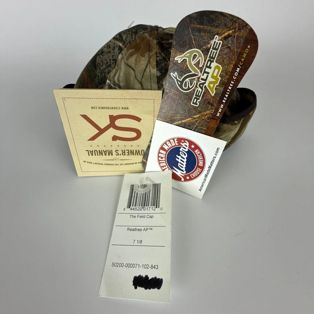 Stormy Kromer The‎ Field Cap Realtree AP Camo Mens Size 7 1/8 USA NWT